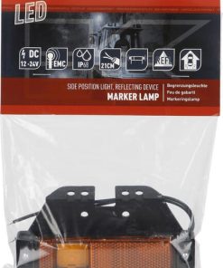 Luz de galibó LED, rectangular, 12-24 V, 130 x 32 x 20,5 mm, Kramp 25 Luz de galibó LED, rectangular, 12-24 V, 130 x 32 x 20,5 mm, Kramp