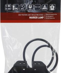 Luz de galibó LED, rectangular, 12-24 V, 130 x 32 x 20,5 mm, Jaeger, Kramp