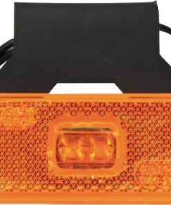 Luz de galibó LED, rectangular, 12-24 V, 98 x 31,5 x 25 mm, Kramp