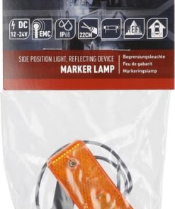 Luz de galibó LED, rectangular, 12-24 V, 98 x 31,5 x 25 mm, Kramp