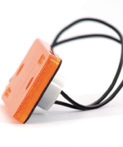 Luz de galibó LED, rectangular, 12-24 V, 106 x 46 x 23 mm, Kramp
