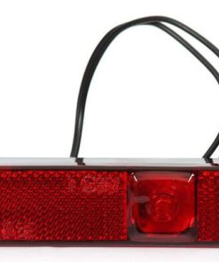 Luz de galibó LED, rectangular, 12-24 V, 130 x 32 x 20 mm, Kramp