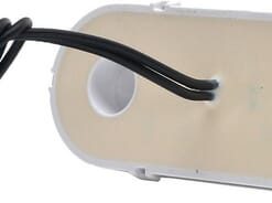 Luz marcadora LED, rectangular, 12 - 24 V, 124 x 49 x 20 mm, Kramp