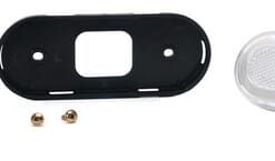 Luz marcadora LED, rectangular, 12 - 24 V, 124 x 49 x 20 mm, Kramp