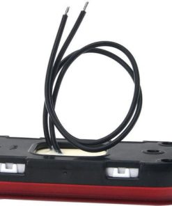 Luz marcadora LED, rectangular, 12 - 24 V, 124 x 49 x 20 mm, Kramp