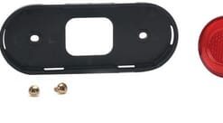 Luz marcadora LED, rectangular, 12 - 24 V, 124 x 49 x 20 mm, Kramp
