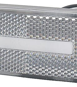 Luz marcadora LED, rectangular, 12 - 24 V, 115,3 x 41,3 x 20 mm, Kramp