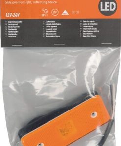 Alternative view of Luz de galibó LED, 0,4 / 0,7 W, rectangular, 12 / 24 V, naranja, 112 x 45 x 11 mm, 3 LED, gopart