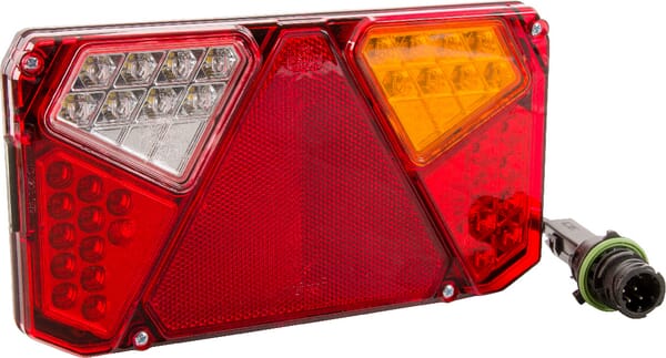 Luz trasera multifunción LED, rectangular, dcha., 12-24 V, 242 x 134 x 36,5 mm, 7 pines, Kramp 11 Luz trasera multifunción LED, rectangular, dcha., 12-24 V, 242 x 134 x 36,5 mm, 7 pines - Imagen 11