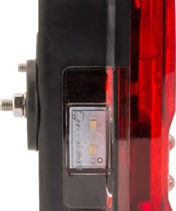 Luz trasera multifunción LED, rectangular, dcha., 12-24 V, 232 x 142 x 59 mm, 5 pines, Kramp