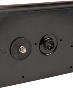 Luz trasera multifunción LED, rectangular, dcha., 12-24 V, 232 x 142 x 59 mm, 5 pines, Kramp