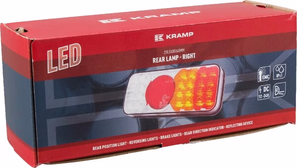 Luz trasera multifunción LED, rectangular, dcha., 12-24 V, 200,5 x 85 x 40 mm - Imagen 16