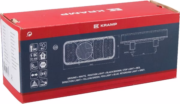 Luz trasera multifunción LED, rectangular, dcha., 12-24 V, 200,5 x 85 x 40 mm - Imagen 17
