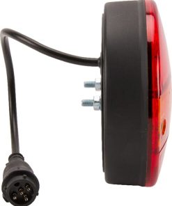 Luz posterior multifunción LED, redonda, 12 V, (con resistencia integrada), Ø142 mm, con 5 pines - Imagen 9