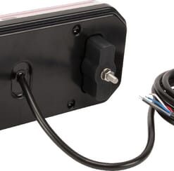 Luz trasera multifunción Izda. LED, rectangular, 12-24 V, 236 x 104 x 61,5 mm, Kramp