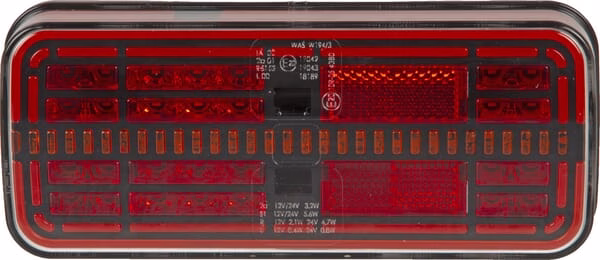 Luz trasera rectangular multifuncional LED 12-24V, 200,5 x 85,3 x 28,9 mm - Imagen 9