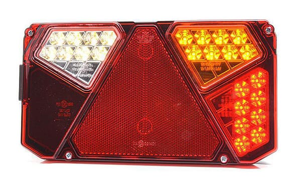 Luz trasera multifunción LED, rectangular, dcha., 12-24 V, 242 x 134 x 36,5 mm, Kramp 12 Luz trasera multifunción LED, rectangular, dcha., 12-24 V, 242 x 134 x 36,5 mm, Kramp - Imagen 12