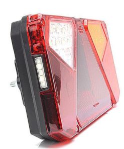 Luz trasera multifunción LED, rectangular, dcha., 12-24 V, 242 x 134 x 36,5 mm, Kramp 28 Luz trasera multifunción LED, rectangular, dcha., 12-24 V, 242 x 134 x 36,5 mm, Kramp