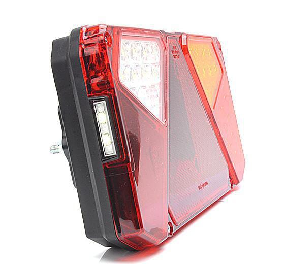 Luz trasera multifunción LED, rectangular, dcha., 12-24 V, 242 x 134 x 36,5 mm, Kramp 13 Luz trasera multifunción LED, rectangular, dcha., 12-24 V, 242 x 134 x 36,5 mm, Kramp - Imagen 13