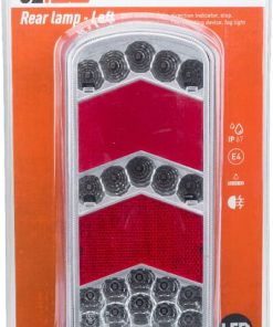 Luz trasera LH LED, rectangular, 12-24V, 228x106x40mm
