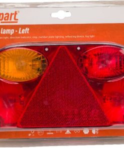 Alternative view of Luz trasera LH rectangular, 12/24V, 235x135x52mm, Bayoneta 5 polos