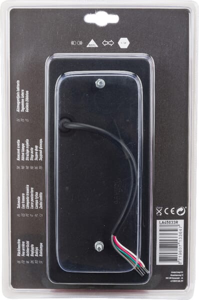 Luz trasera, RH rectangular, 12/24V, 180x100x80mm 3 Luz trasera, RH rectangular, 12/24V, 180x100x80mm - Imagen 3