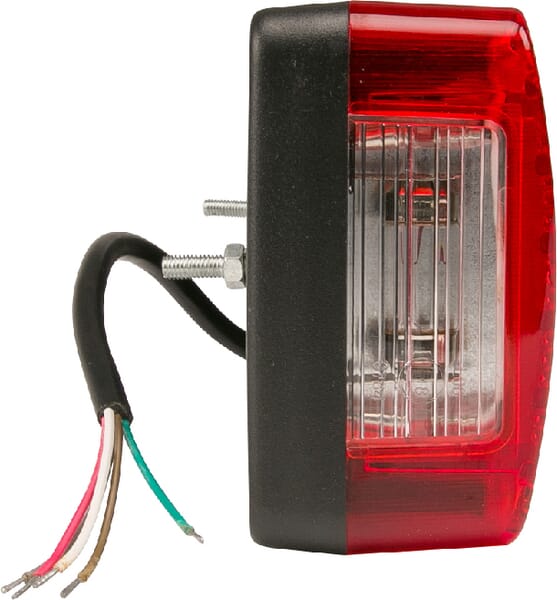 Luz trasera, RH rectangular, 12/24V, 180x100x80mm 4 Luz trasera, RH rectangular, 12/24V, 180x100x80mm - Imagen 4