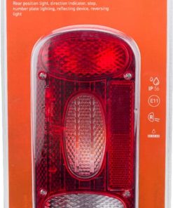 Luz trasera, RH rectangular, 12-24V, 100x80mm 6 Luz trasera, RH rectangular, 12-24V, 100x80mm