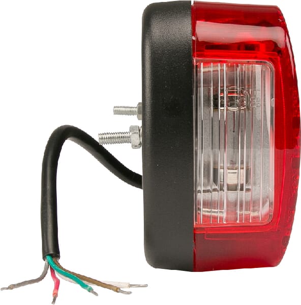 Luz trasera, RH rectangular, 12-24V, 100x80mm 4 Luz trasera, RH rectangular, 12-24V, 100x80mm - Imagen 4