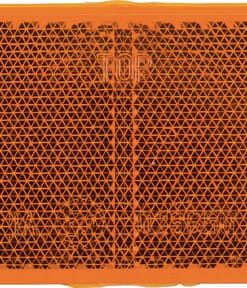 Reflector, naranja, rectangular