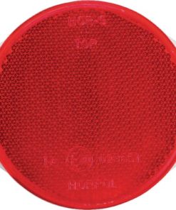 Reflector, rojo, redondo