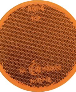 Reflector, naranja, redondo