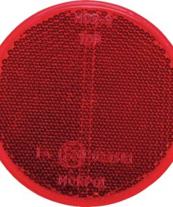 Reflector, rojo, redondo