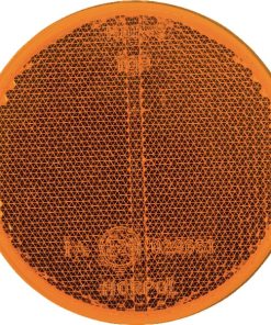 Reflector, naranja, redondo