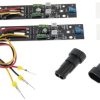 Kit de conversión DRL LED para faros, luces de posición, blanco o ámbar, enchufe AMP, adecuado para John Deere 8 Kit de conversión DRL LED para faros, luces de posición, blanco o ámbar, enchufe AMP, adecuado para John Deere