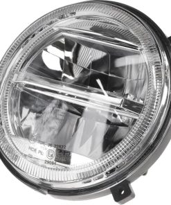 Faros LED, 22/21 W, redondos, 9-36 V, Ø140 mm, luz alta/luz baja, conector H4, par, Kramp 50 Faros LED, 22/21 W, redondos, 9-36 V, Ø140 mm, luz alta/luz baja, conector H4, par, Kramp