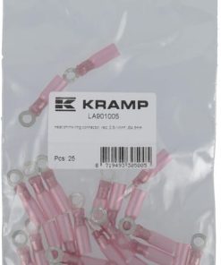 Conector de ojal termorretráctil, rojo, 0,5-1mm², Ø4,3mm