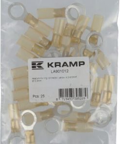 Conector de ojal termorretráctil, amarillo, 4,0-6,0mm², Ø10,5mm