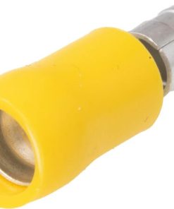 Conector de empalme tipo bala, macho, amarillo, 4-6mm² Ø5mm (50 uds.) 8 Conector de empalme tipo bala, macho, amarillo, 4-6mm² Ø5mm (50 uds.)
