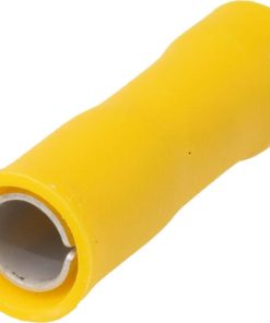 Conector de empalme tipo bala, hembra, amarillo, 4-6mm² Ø5mm (50 uds.)