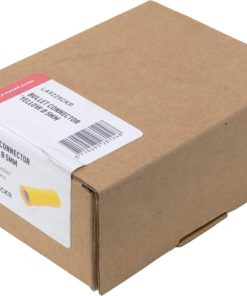 Conector de empalme tipo bala, hembra, amarillo, 4-6mm² Ø5mm (50 uds.)