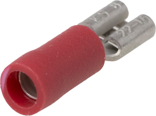Terminal hembra, rojo, 0.5-1mm² 4.8x0.8mm (100 uds.) 4 Terminal hembra, rojo, 0.5-1mm² 4.8x0.8mm (100 uds.) - Imagen 4