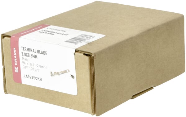 Terminal plano macho, 2.8x0.5mm (100 uds.) 6 Terminal plano macho, 2.8x0.5mm (100 uds.) - Imagen 6