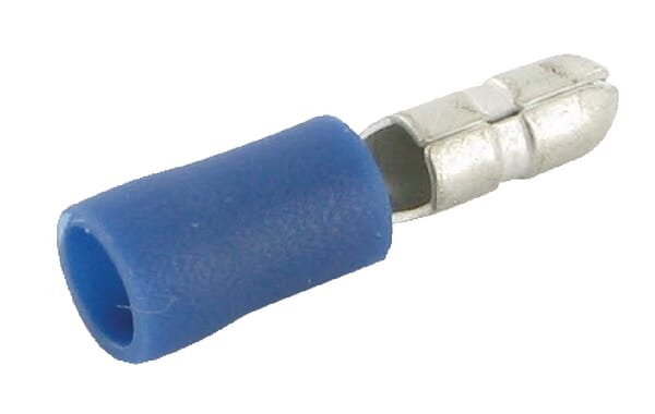 Conector tipo bala macho, azul Ø4 mm - 1,5-2,5 mm² (6 uds.) 5 Conector tipo bala macho, azul Ø4 mm - 1,5-2,5 mm² (6 uds.) - Imagen 5