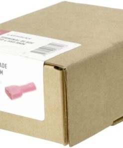 Terminal hembra, rojo, 0.5-1mm² 4.8x0.8mm (100 uds.)