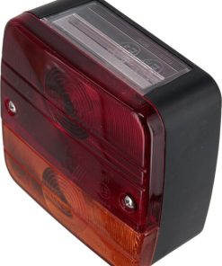 Luz trasera cuadrada, 12/24V, 100x50x95mm