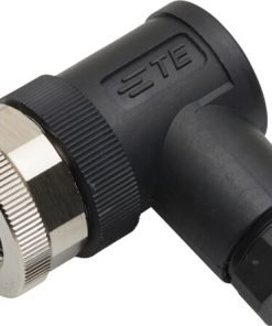Enchufe 5 polos Hembra M12 Código-A, 90 grados