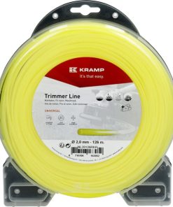 Hilo de corte, Ø2mm x 126m, redondo, amarillo, Kramp