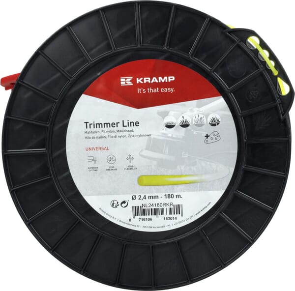 Hilo de corte, Ø2.4mm x 180m, redondo, amarillo, Kramp 8 Hilo de corte, Ø2.4mm x 180m, redondo, amarillo - Imagen 8