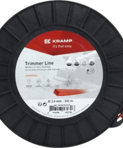 Hilo de corte, 2.4mm x 343m, cuadrado, rojo, Kramp 20 Hilo de corte, 2.4mm x 343m, cuadrado, rojo, Kramp